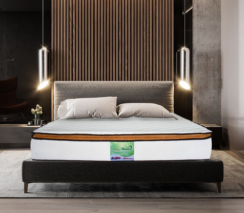 Imagen 3 de 3 de Colchon King Size En Caja Memory Foam Bio Cotton