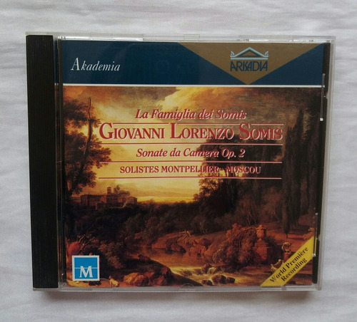 Giovanni Lorenzo Somis Musica Clasica Cd Original Nuevo 