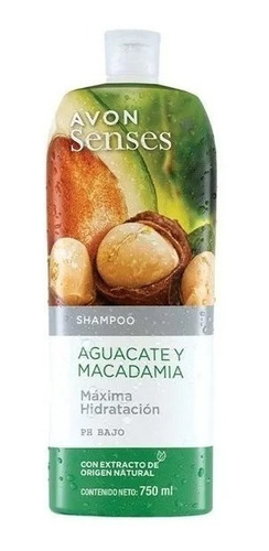 Avon Shampoo Naturals Aguacate Y Macadamia Tamaño Grande 750