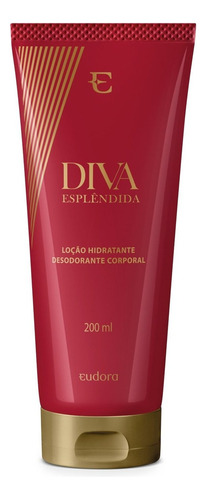 Eudora Diva Esplendida Loção Des Hidratante Corporal 200ml