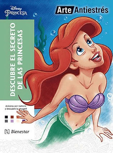 Descubre A Las Princesas: Colorea Por Número, Arte Disney
