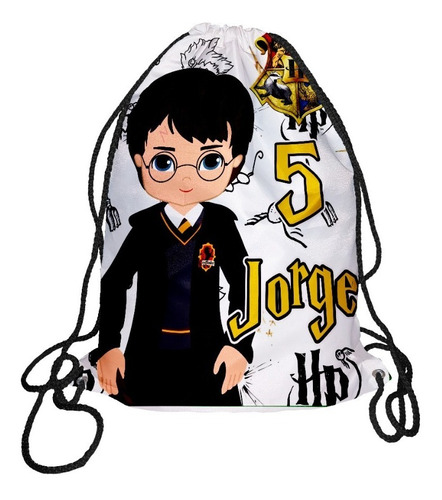 Morralitos Personalizados Recuerdos Harry Potter!! 50 Pz