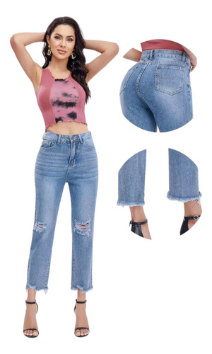 Mom Jeans 2317 Para Mujer