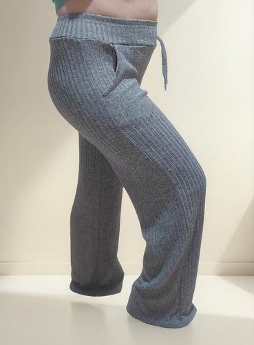 Pantalòn Palazzo De Lanilla Morley Con Bolsillos