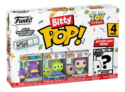 Funko Bitty Pop! Disney Toy Story - Zurg 4 Pack