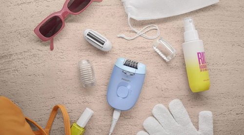 Depilador Philips Satinelli Bre247/00 Bivolt - Azul