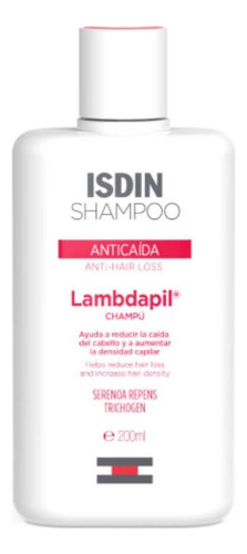 Shampoo Isdin Lambdapil Anticaida Botella De 200ml