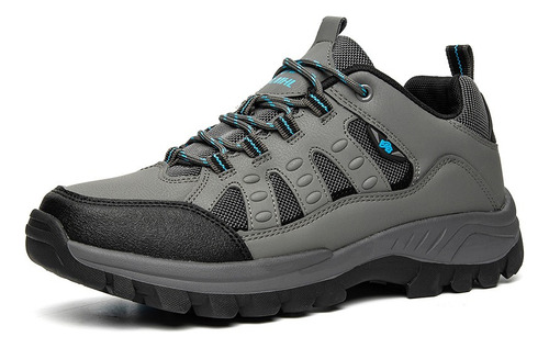 Hombre Casual Sneakers Outdoor Trekking Zapatos Negro