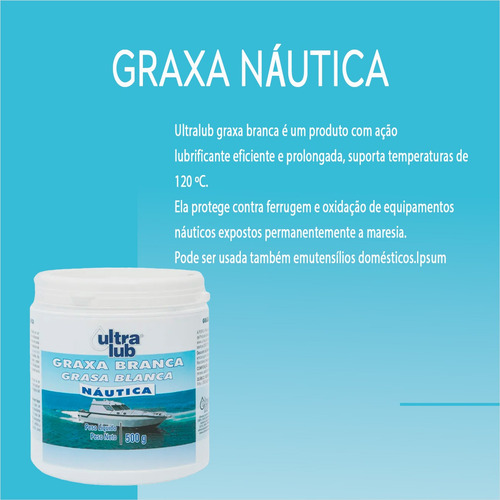 Graxa Branca De Lítio Com Ação Lubtificante Ultralub Kit 3un