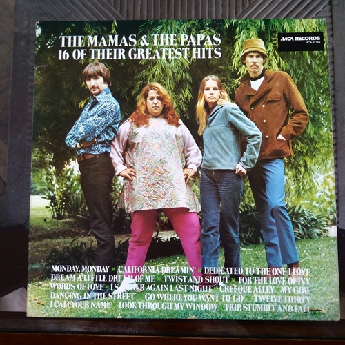 The Mamas & The Papas 16 Of Their Greatest Hits Lp Usa, Leer