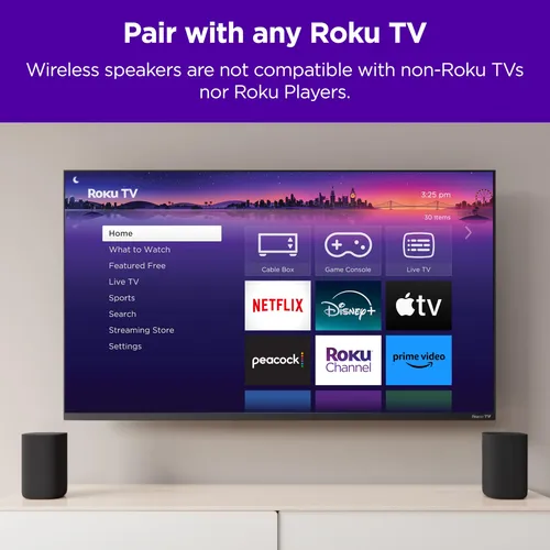 Altavoces Inalámbricos Roku (para Roku Streambars O Roku Tv)
