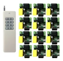 Comprar Control Remoto 12 Canales 300m Y 12 Receptores 1ch 433mhz 