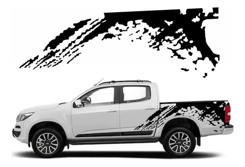 Calco Vinilo Chevrolet S10 Paint Mark 2 - Mancha - Juego X2u