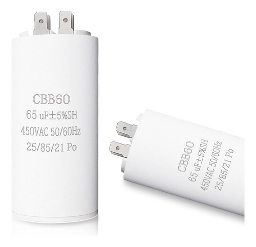 Condensador De Funcionamiento Del Motor Cbb60 De 65 Uf,...