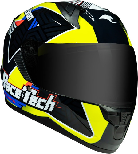 Capacete Race Tech Sector Voltkon Amarelo