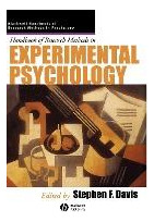 Libro Handbook Of Research Methods In Experimental Psycho...