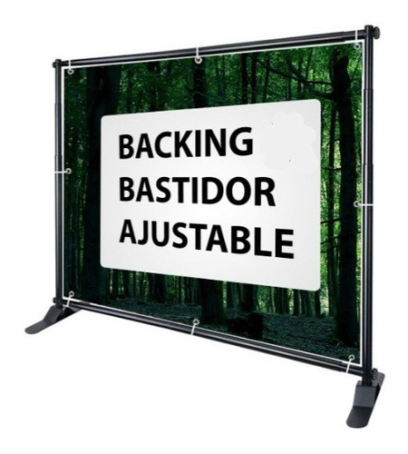 Backing Ajustable Publicitario Portátil Porta Backing