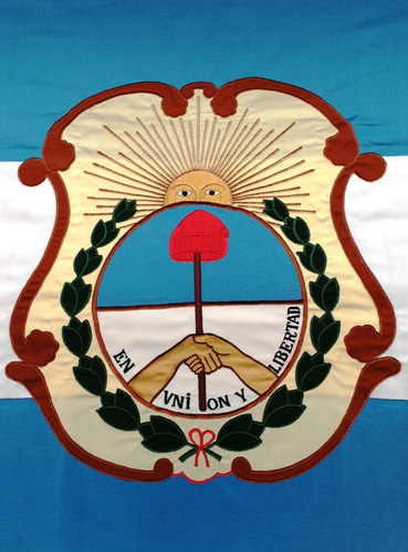 Combo San Juan Doble Faz Grande: Base, Asta, Bandera Y Moño