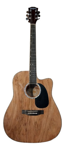 Guitarra Electroacustica Washburn Wa47ce Natural