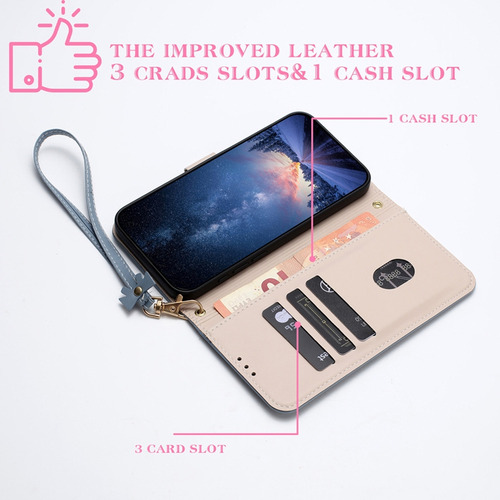 Funda De Piel Sintética Para Xiaomi Poco C65/c55 Rfid, Ranura, Tapa Abatible, Soporte