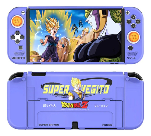 Case Funda Protector Nintendo Switch Oled Joy Con Vegito