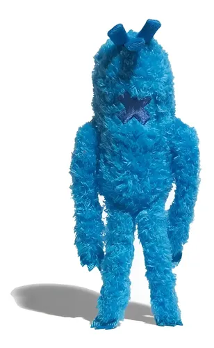 Brinquedo De Pelúcia Zee Dog Para Cães Monsterz Blu Cor Azul