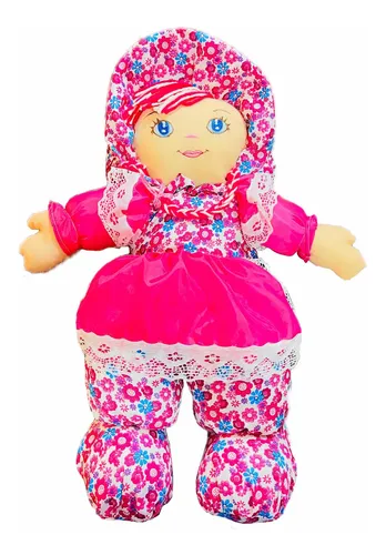 Muñeca de tela grande hotsell