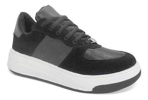 Imagen 2 de 6 de Zapato Zapatilla Mujer Urbana Sneakers Combinada Air