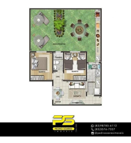 Apartamento Com 2 Dormitórios À Venda, 110 M² Por R$ 165.000,00 - Cuiá - João Pessoa/pb - Ap4002