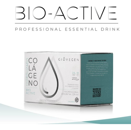 Imagen 1 de 7 de Giovegen Bio-active - Colágeno Hidrolizado Anti-age