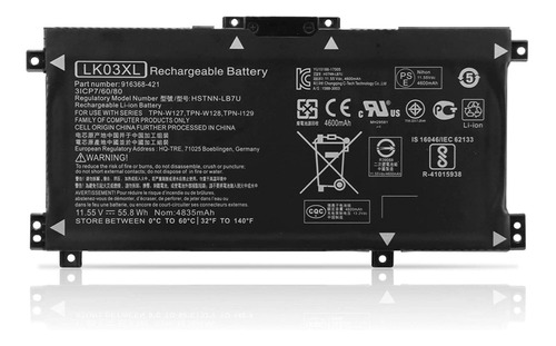 Batería Para Hp X360 Modelo 15 Y 17 Pulgadas