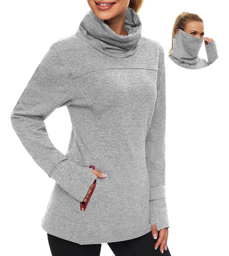 Soneven Sudaderas De Forro Polar Para Mujer, Cuello Vuelto, 