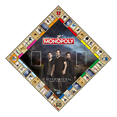 Juego De Mesa Winning Moves Supernatural Monopoly Para Mayor