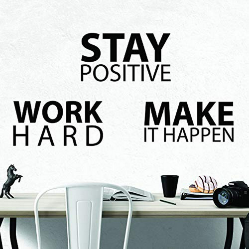 Stay Positive Work Hard Make It Happen Motivacional Gimnasio