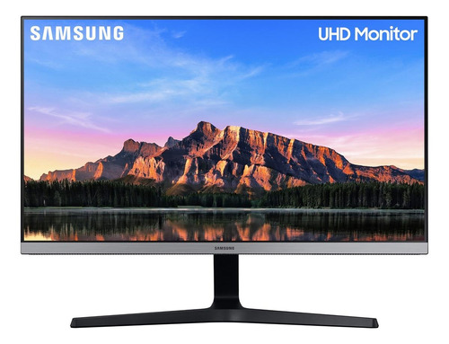 Imagem 1 de 8 de Monitor gamer Samsung UR550 U28R550 LCD 28 " dark blue gray 100V/240V