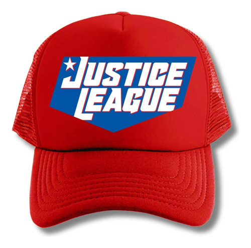 Gorra Liga D Justicia Super Heroes Series Geek Red Truckers 