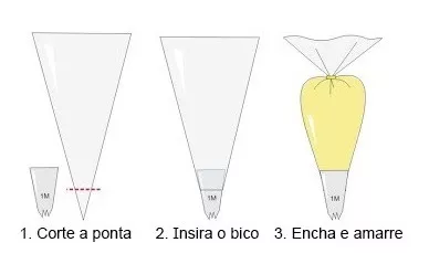 Kit Atacado 12 Jogos Confeitar Bolo Bicos + Saco + Adaptador - KB