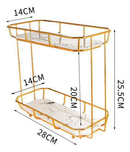 Estante De Almacenamiento Organizador De Pie Rectangular A
