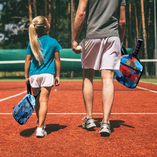 Funda Para Raqueta De Pickleball Con Correa De Asa Y Bolsill