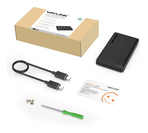 Case Hd 2,5 Para Usb Type C 3.1 Macbook Wavlink Gen 2 Nfe