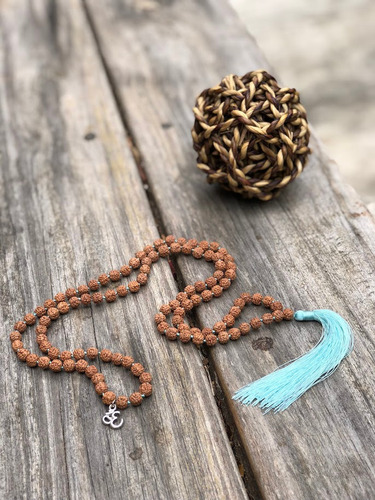 Japa Mala De Rudraksha Ganesha Code Aguamarina