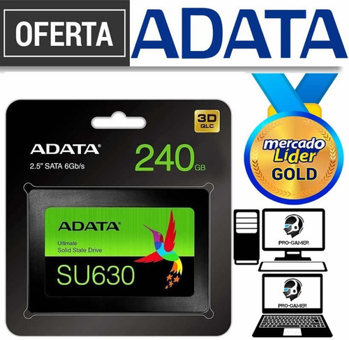 Imagen 1 de 4 de Disco Solido Ssd Adata 240gb 2.5 Inc Iva Nuevos