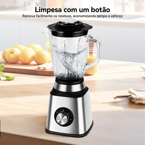 Liquidificador De Bancada Profissional, Liquidificador De Alta Velocidade1,5ll850wliquidificadorliquidificador 2 Em 1