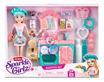 Comprar Zuru Sparkle Girlz Muñeca Set De Cocina Repostería Panadería Bake Off