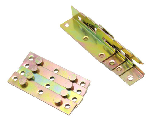 Lj 4x Travas De Cama Pesadas Dobradiças Conector Suporte De