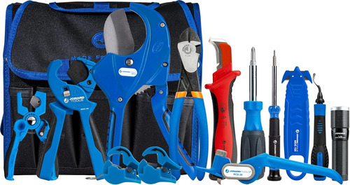 Jonard Tools Tk-268 Kit De Conductos De Fibra Óptica De 14 P