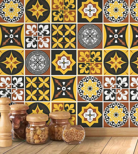 Azulejo Adesivo Marrocos + Kit Aplicação Completo