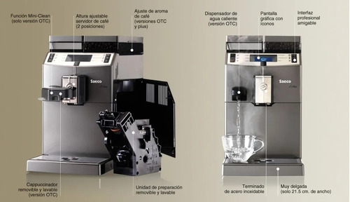 Imagen 6 de 8 de Saeco Lirika Otc Cafetera Express Automatica Capuchino 2019