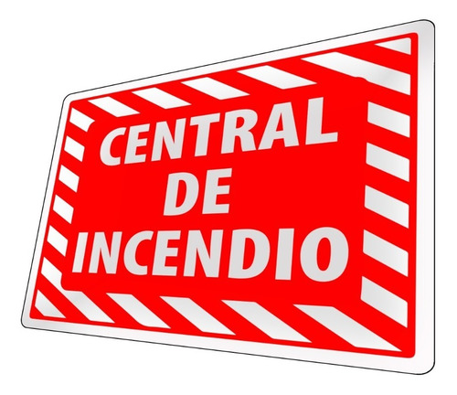 Letrero Central De Incendio Señalética Cartel Señalización