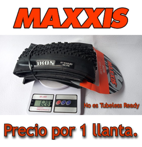 Imagen 1 de 7 de Llanta Mtb Maxxis Ikon 27.5*2.20. Kevlar 